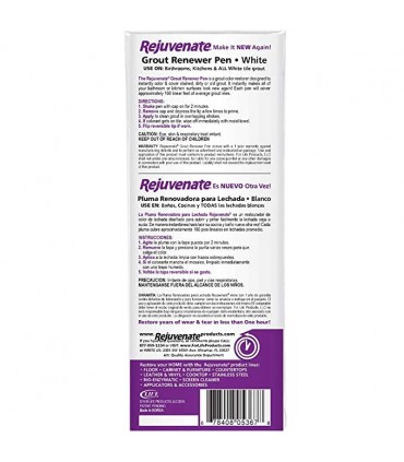 Rejuvenate Grout Renewer Pens White - 2 Piece