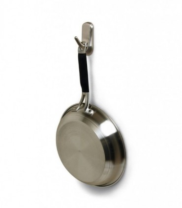 3M Command Medium Accent Hook Brushed Nickel Plated 17071