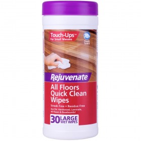 Rejuvenate All Floors Quick Clean Wipes - 30 Count