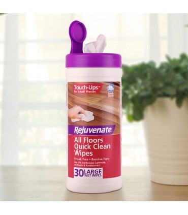 Rejuvenate All Floors Quick Clean Wipes - 30 Count