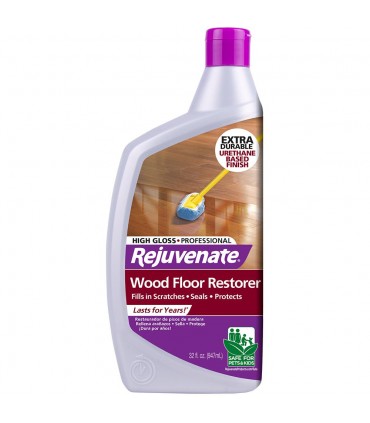 Rejuvenate Professional High-Gloss Wood Floor Restorer - 947mL