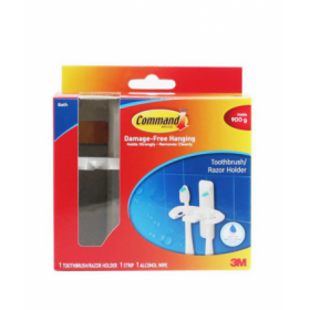 3M Command White Toothbrush Holder 17621B