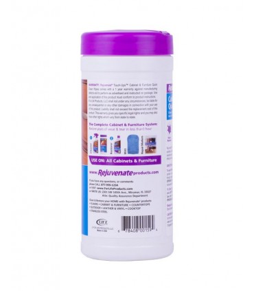 Rejuvenate Cabinet and Furniture Quick Cleaner Wipes - 30 Count