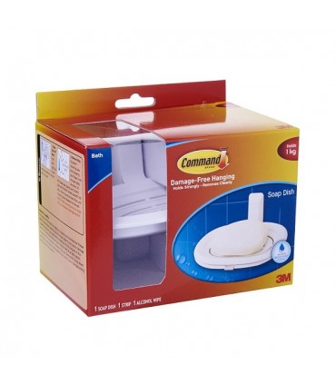3M Command White Soap Dish 17622B