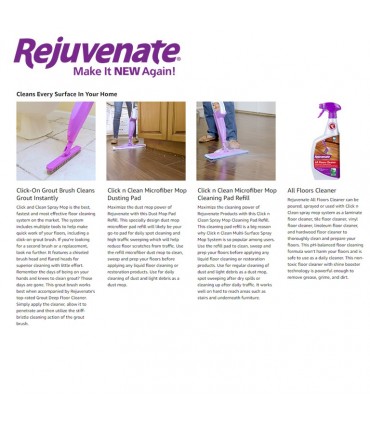 Rejuvenate Click n Clean Multi-Surface Spray Mop System