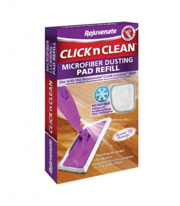 Rejuvenate Click n Clean Microfiber Dusting Pad Refill