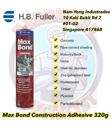HB Fuller Maxbond Original Construction Adhesive - 320g