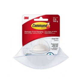 3M Command Clear Frosted Soap Dish Bath14-ES