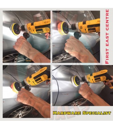 Hardware Specialist Car Polishing Foam Pad Kit with Adaptor