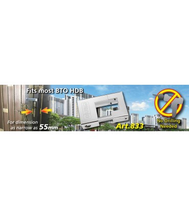 Duro Art 833 High Security Padlock (For New BTO Metal Gate)