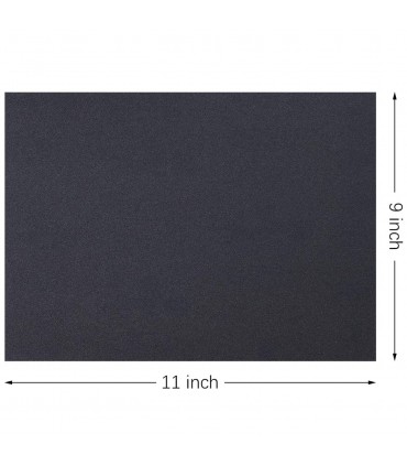 Silicon Carbide Wet & Dry Abrasive Sandpaper (9"x11")