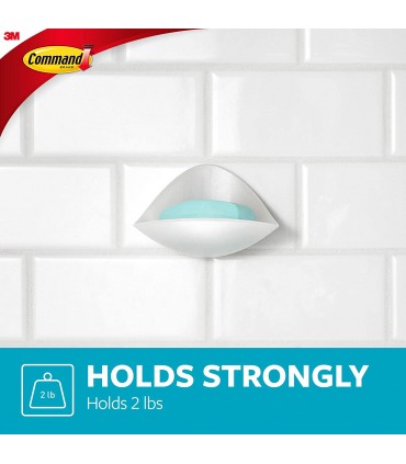 3M Command Frosted Soap Dish Bath14-ES
