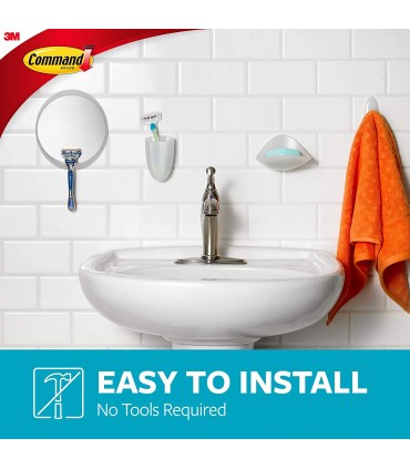3M Command Frosted Soap Dish Bath14-ES