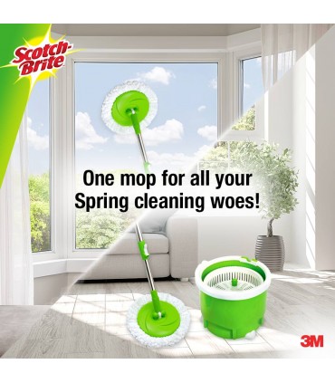 3M Scotch-Brite Single Spin Mop Bucket Set