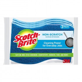 3M Scotch-Brite Non-Scratch Scrub Sponge - 3/Pack