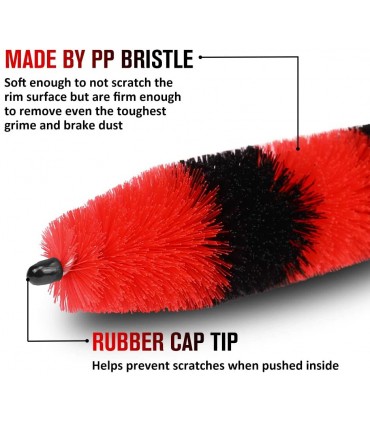Hardware Specialist Car Wheel Cleaner Brush - Soft Bristle