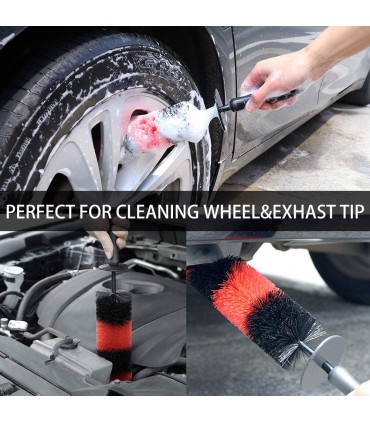 Hardware Specialist Car Wheel Cleaner Brush - Soft Bristle