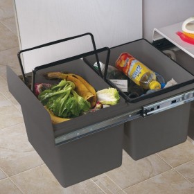 Bottom Mounted Bin With Soft Closing Slide (DB-15B-SC)