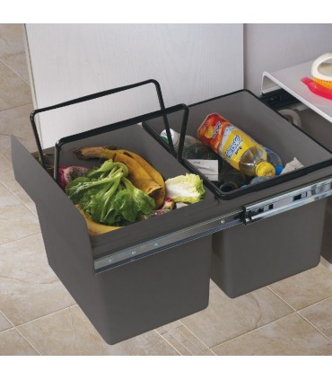 Bottom Mounted Bin With Soft Closing Slide (DB-15B-SC)