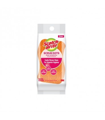 3M Scotch-Brite Scrub Dots Non-Scratch Sponge