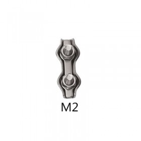 Stainless Steel 304 Wire Rope Double Grip Cable Clamp