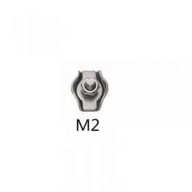 Stainless Steel 304 Wire Rope Single Grip Cable Clamp