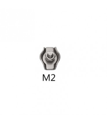 Stainless Steel 304 Wire Rope Single Grip Cable Clamp
