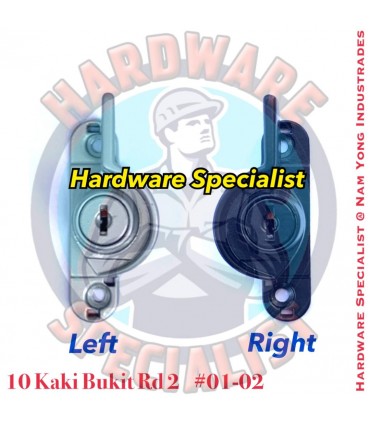 HDB Sliding Crescent Window Lock 4901 (key)