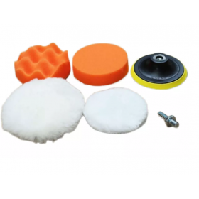 Hardware Specialist Car Polishing Foam Pad Kit with Adaptor