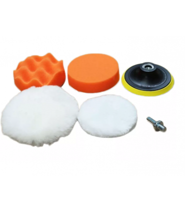 Hardware Specialist Car Polishing Foam Pad Kit with Adaptor