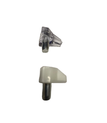 PVC Clear / White Cabinet  Shelf Support