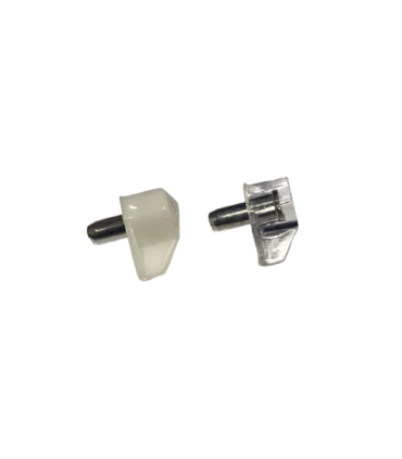PVC Clear / White Cabinet  Shelf Support