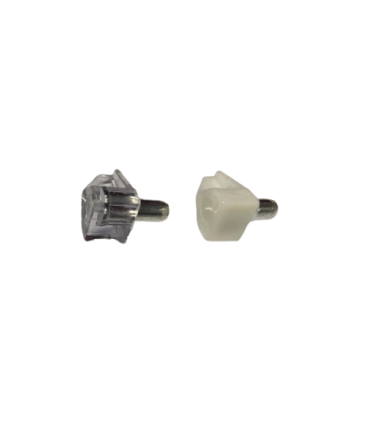 PVC Clear / White Cabinet  Shelf Support
