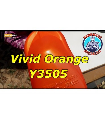 Samurai Y3505 Yamaha Vivid Orange Spray Paint