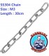 Stainless Steel 304 Striaght Link Chain