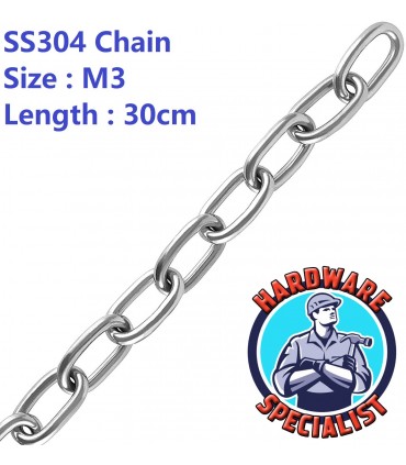 Stainless Steel 304 Striaght Link Chain