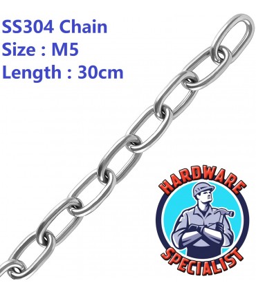 Stainless Steel 304 Striaght Link Chain