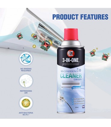 WD40 3-IN-ONE Air Conditioner Cleaner - 331mL