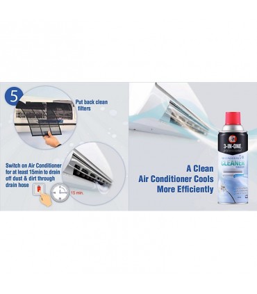 WD40 3-IN-ONE Air Conditioner Cleaner - 331mL