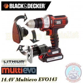Black and Decker 14.4V Multi-Tool MultiEvo EVO143