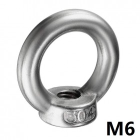 Stainless Steel 304 Female Threaded Round Lifting Eye Bolt