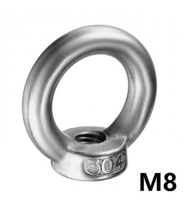 Stainless Steel 304 Female Threaded Round Lifting Eye Bolt