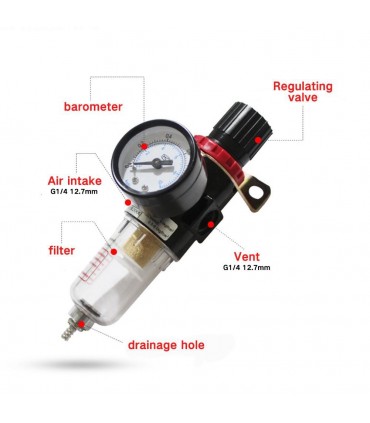 Pneumatic Air Filter and Regulator (Single)