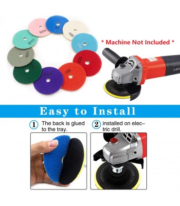 Diamond Polishing Pad For Wet / Dry Stone Polishing