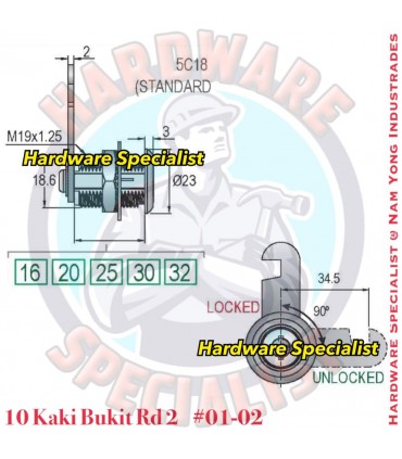Target Cam Lock / Letter Box Lock