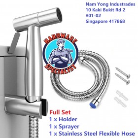 Hardware Specialist Stainless Steel Handheld Bidet Sprayer Set