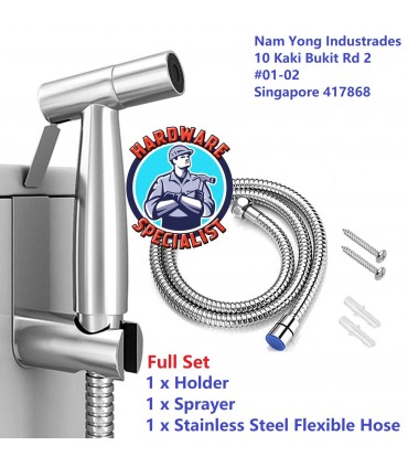 Hardware Specialist Stainless Steel Handheld Bidet Sprayer Set