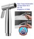 Hardware Specialist Stainless Steel Handheld Bidet Sprayer Gun