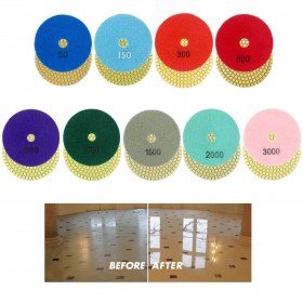 Diamond Polishing Pad For Wet / Dry Stone Polishing
