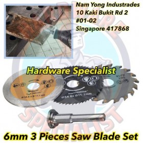 3 Pieces Mini Saw Blade Set